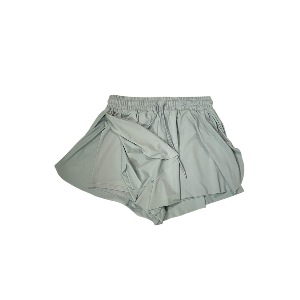 Love Tree Women's Two-in-One Drawstring Active Shorts/Skort Blue Medium - Picture 2 of 5